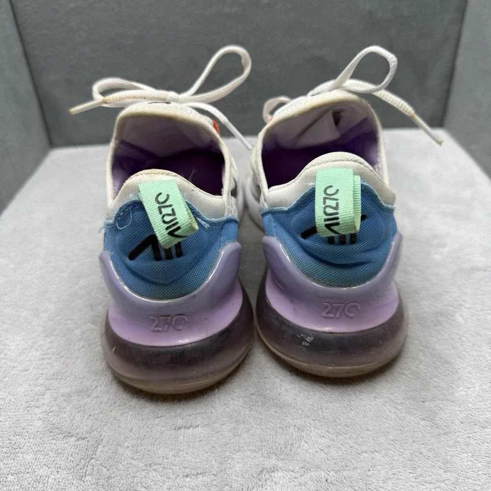 Nike Air Max 270 Nike 101 Women's 5.5 White Purple Blue Orange DX2351-100